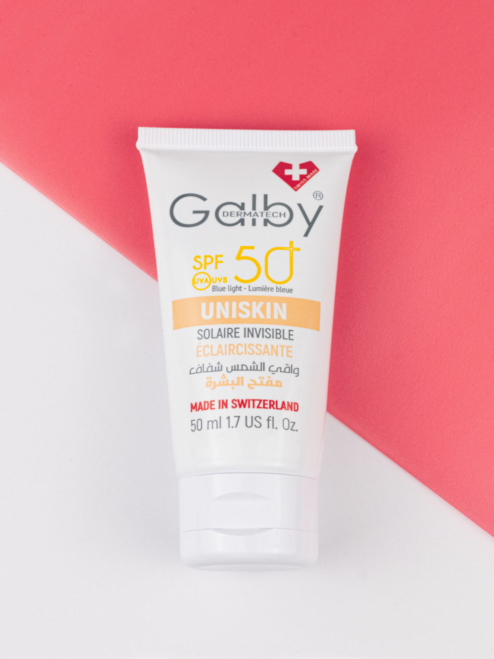Galby Dermatech <br> UNISKIN Crème Solaire Éclaircissante SPF 50+