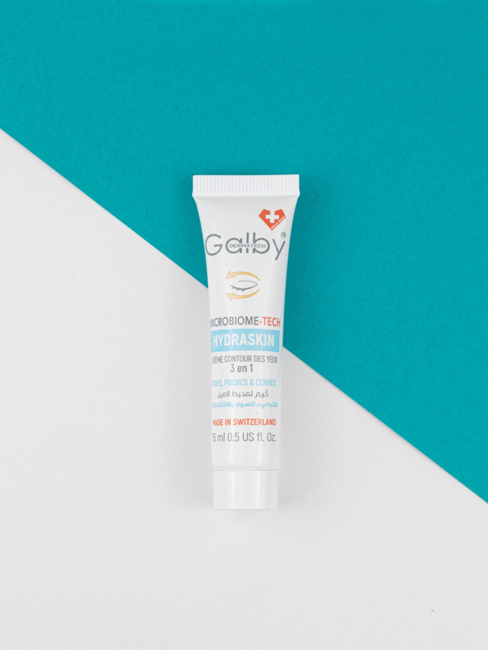 Galby Dermatech <br> HYDRASKIN MICROBIOME-TECH Crème contour des yeux 3 en 1